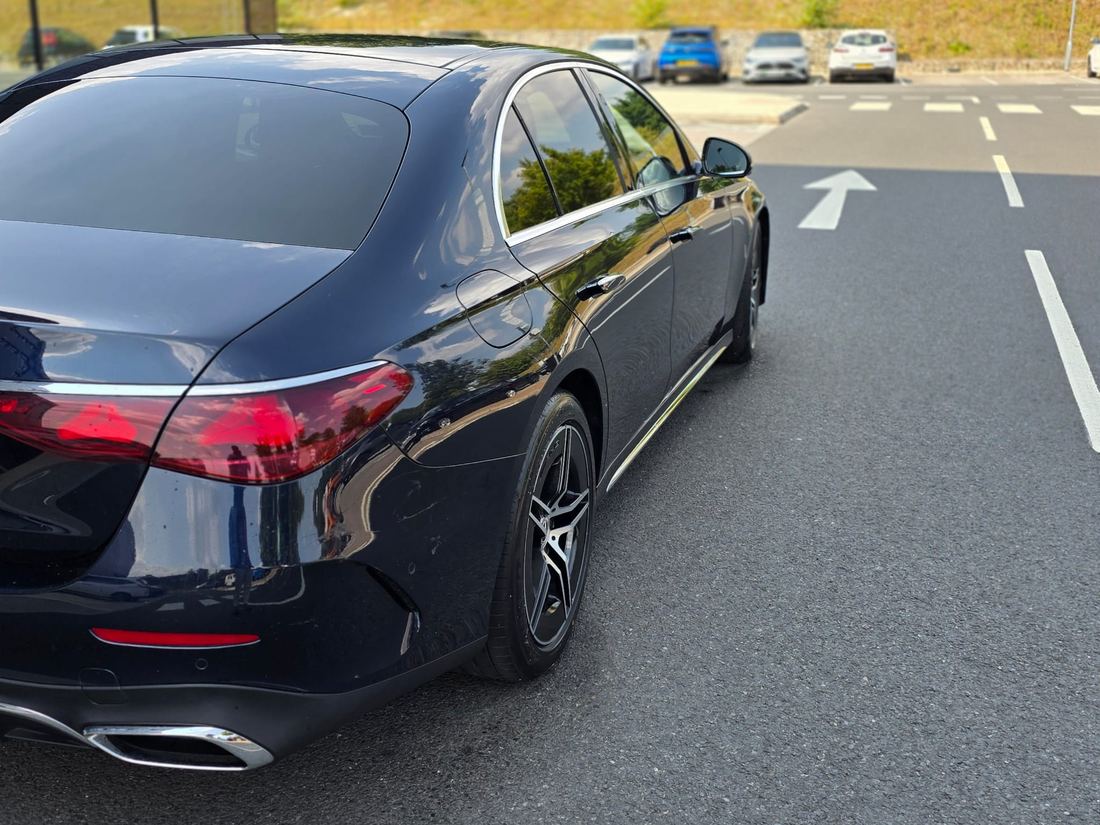 Rear view of the BA Luxe Mercedes E-Class
