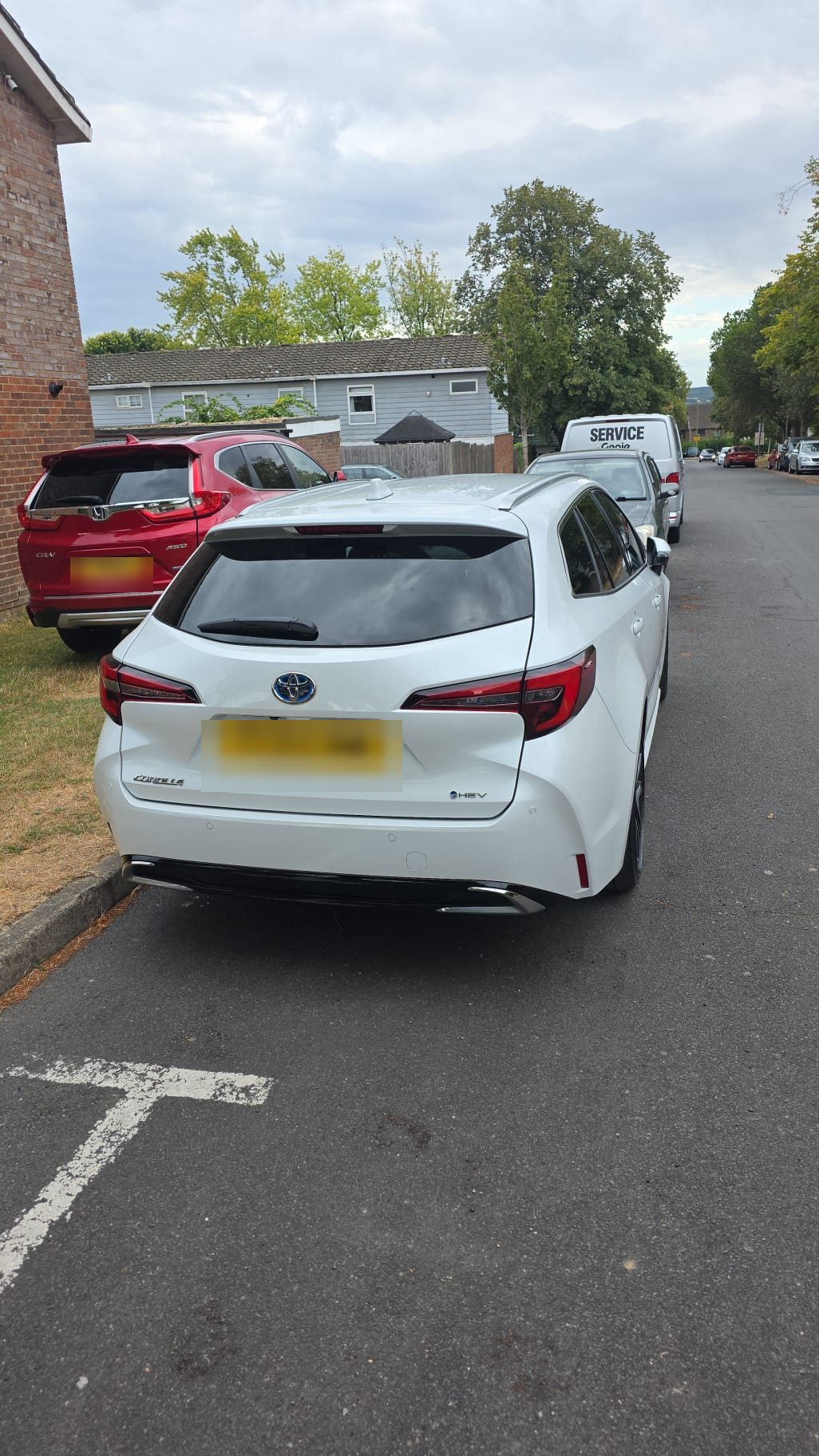 Rear view of the BA Luxe Toyota Corolla Excel Touring Sports